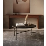 STOLIK KAWOWY Metalowy Blat Czarny Płyta MDF  STK-929